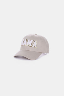 Cute MAMA Chenille Patch Baseball Cap