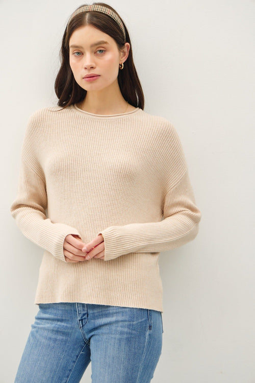 Cute Be Cool Round Neck Long Sleeve Sweater