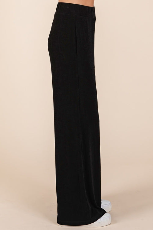 Cute Mittoshop Elastic Waist Pants with Side Pockets