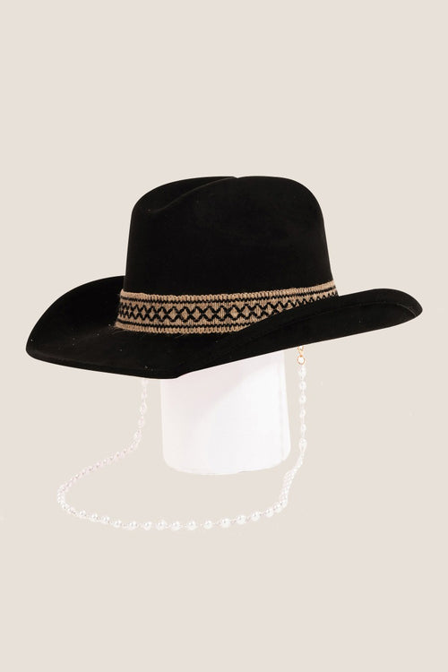 Cute Fame Ornate Band Cowboy Hat7