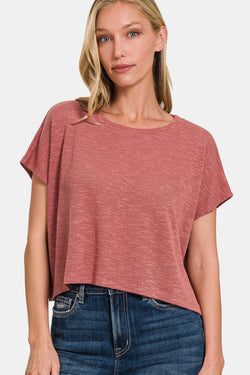 Cute Zenana Round Neck Short Sleeve T-Shirt