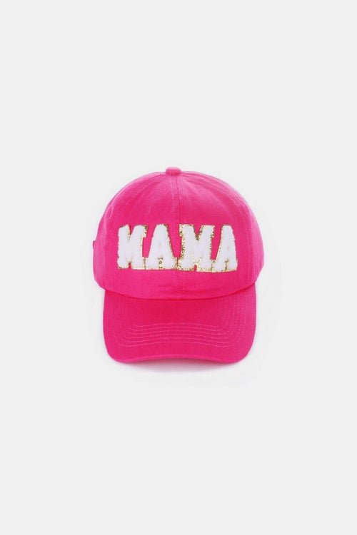 Cute MAMA Chenille Patch Baseball Cap