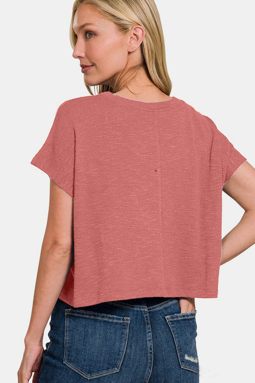 Cute Zenana Round Neck Short Sleeve T-Shirt