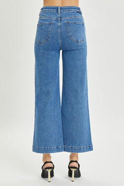 Cute RISEN Full Size High Rise Wide Leg Jeans