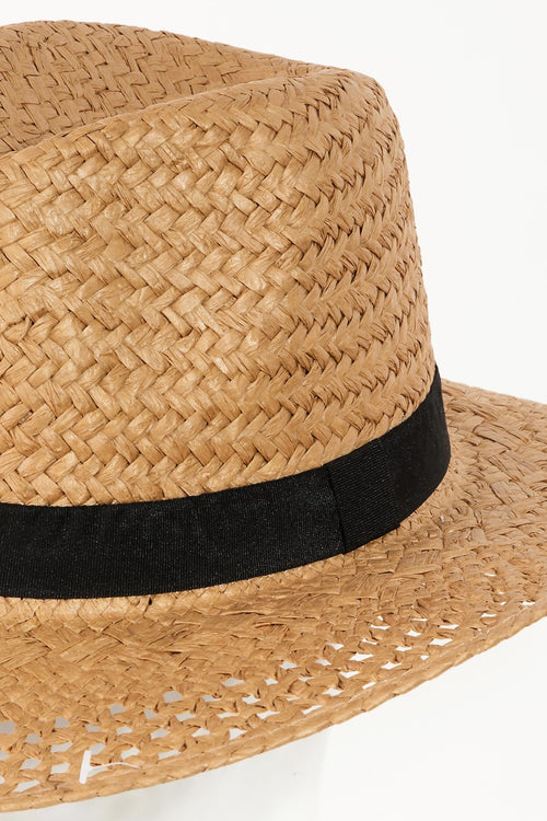 Cute Fame Basket Weave Straw Sun Hat3