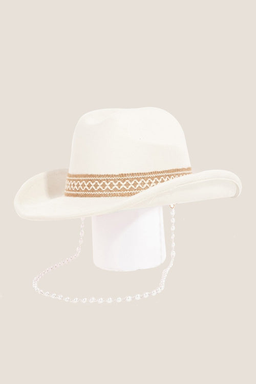 Cute Fame Ornate Band Cowboy Hat6