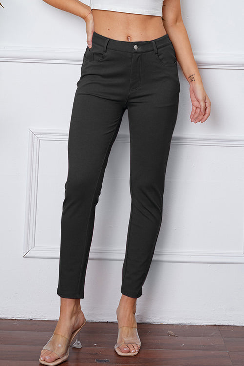 Cute Basic Bae Full Size High Waist Skinny Pants