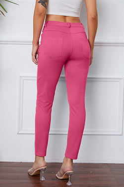 Cute Basic Bae Full Size High Waist Skinny Pants