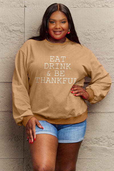 plus size thankful shirt